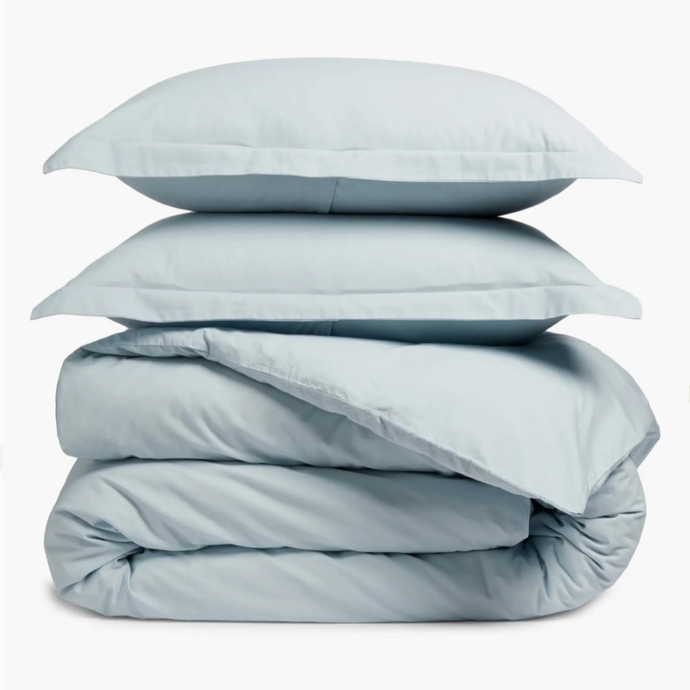 Nordstrom Organic Cotton Percale Duvet & Shams Set (King) NWOT
